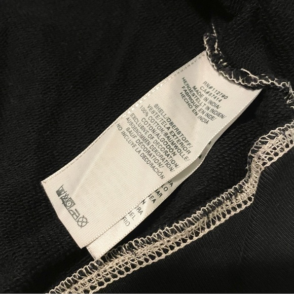 True Religion Zip Up Hoodie Mens Medium Buddha Guitar Logo Flaws - Picture 11 of 16